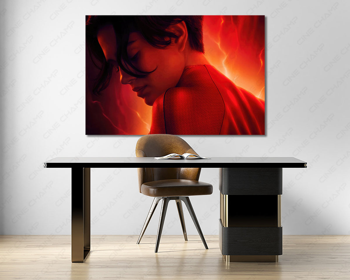 Supergirl Superhero Canvas Artwork