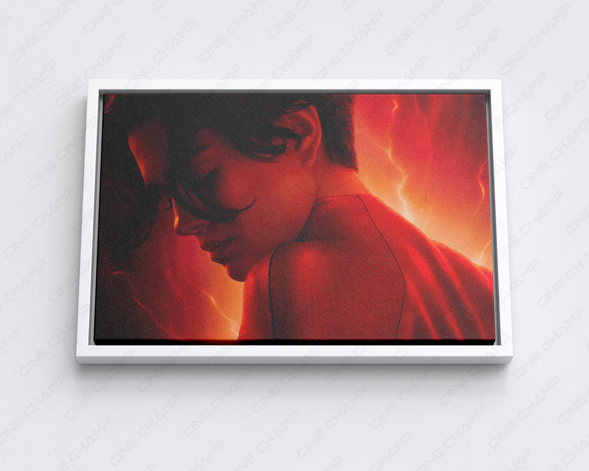 Supergirl The Flash Movie Poster Canvas
