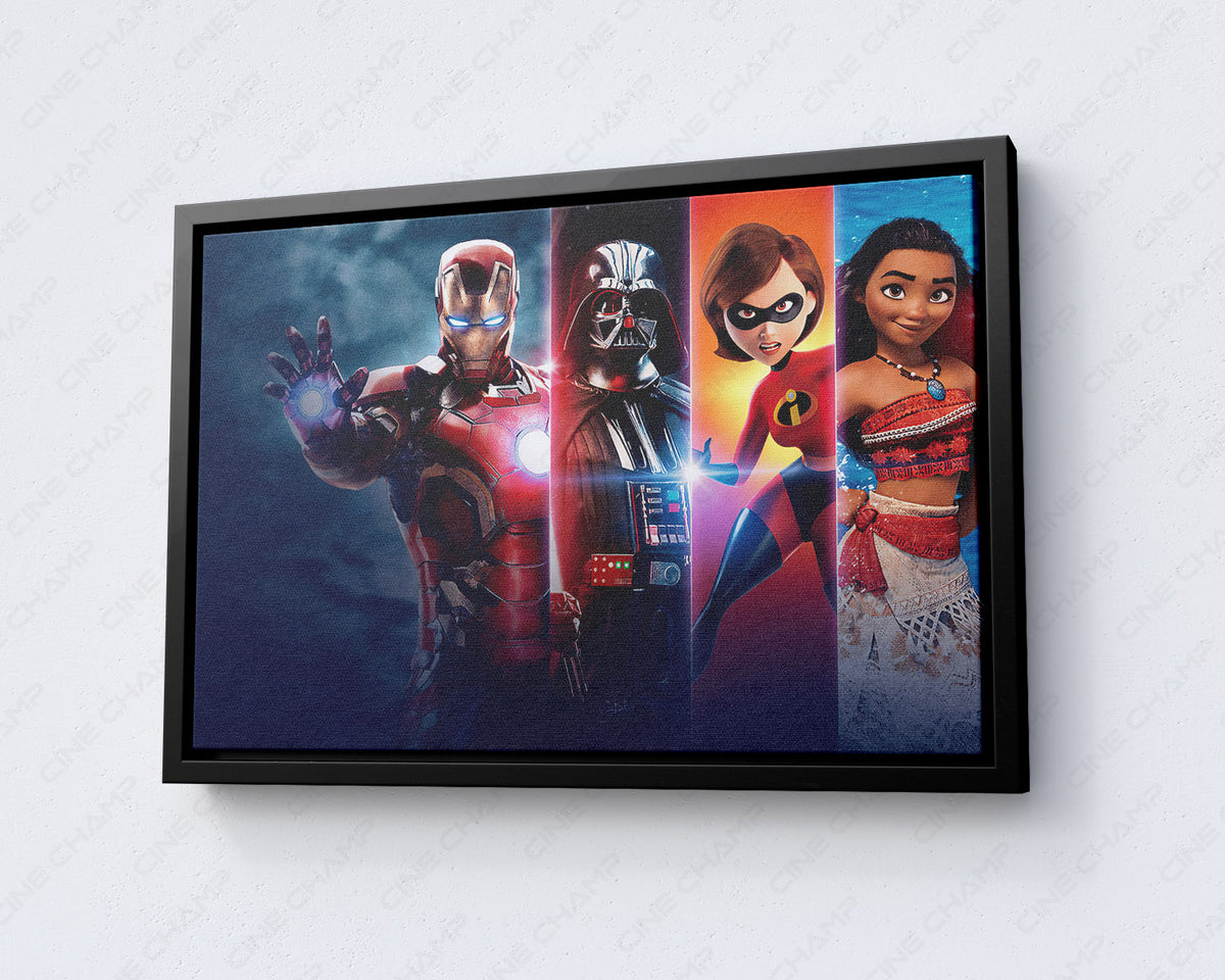 Superhero Fantasy Mashup Canvas Print