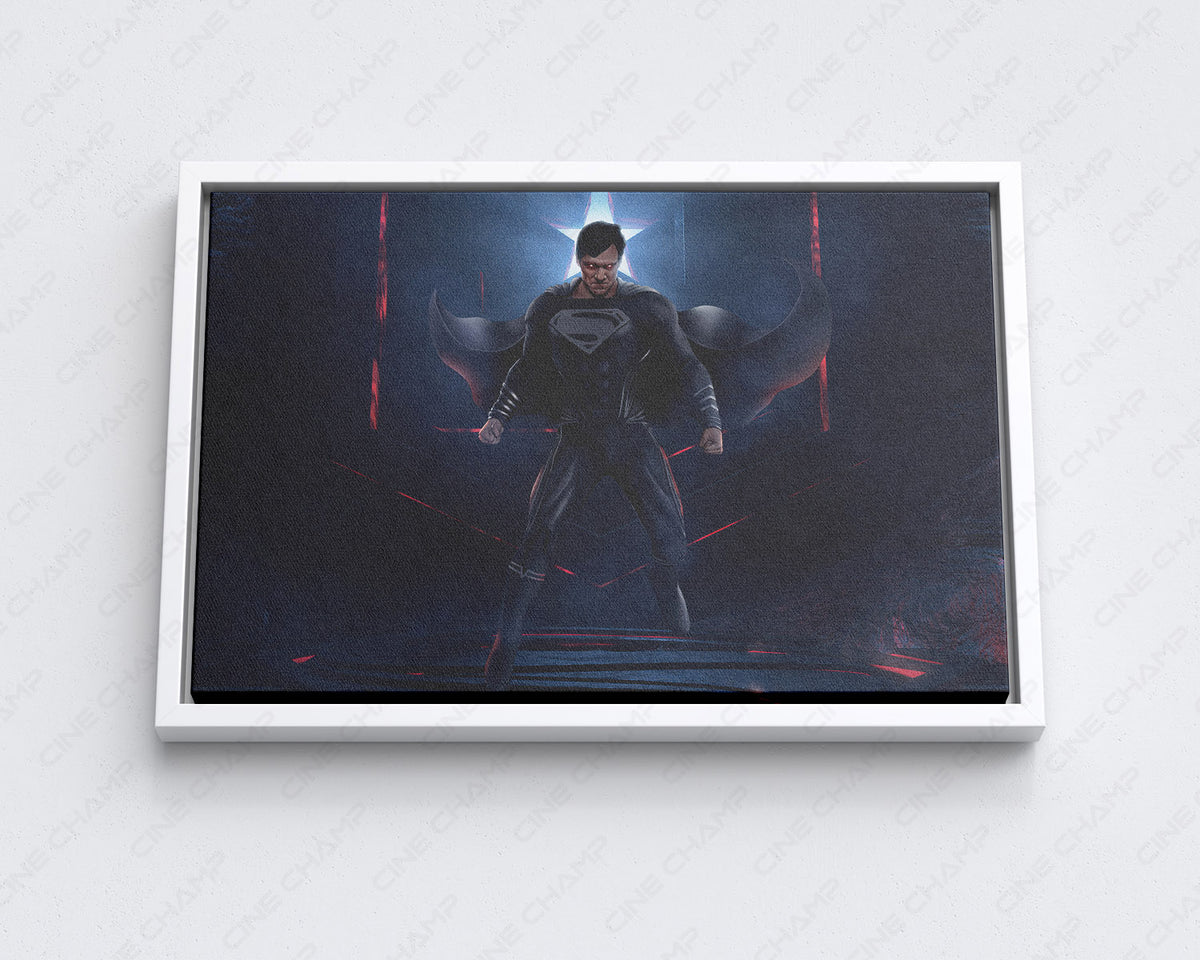 Superman Cinematic Poster Canvas
