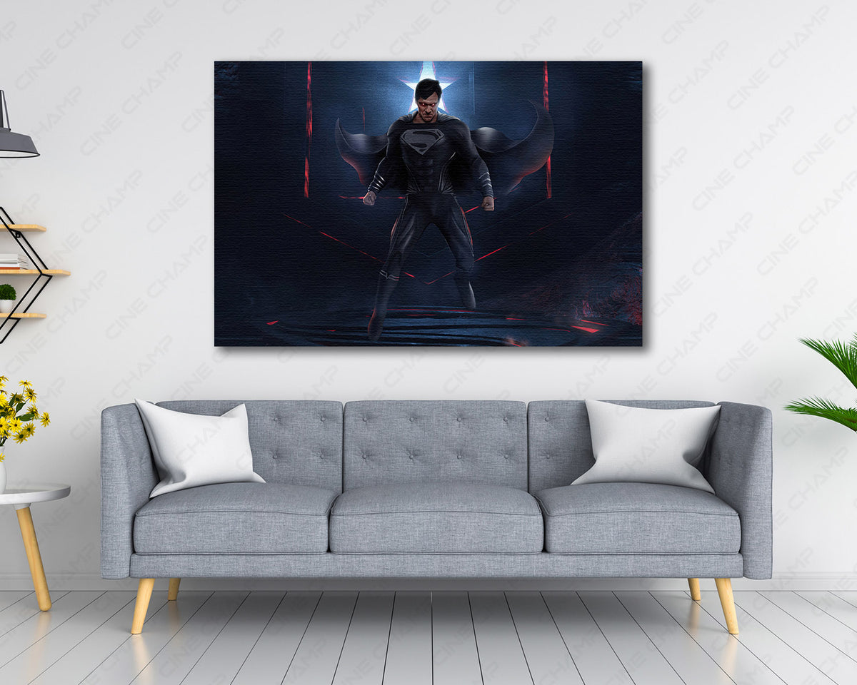 Superman Superhero Canvas Print