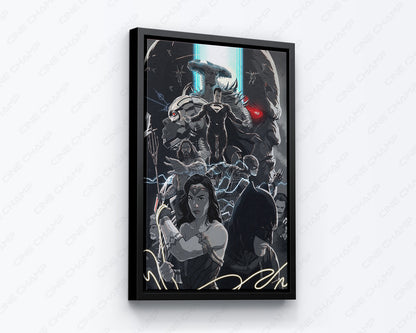 Superman and Wonder Woman Justice League Wall Decor