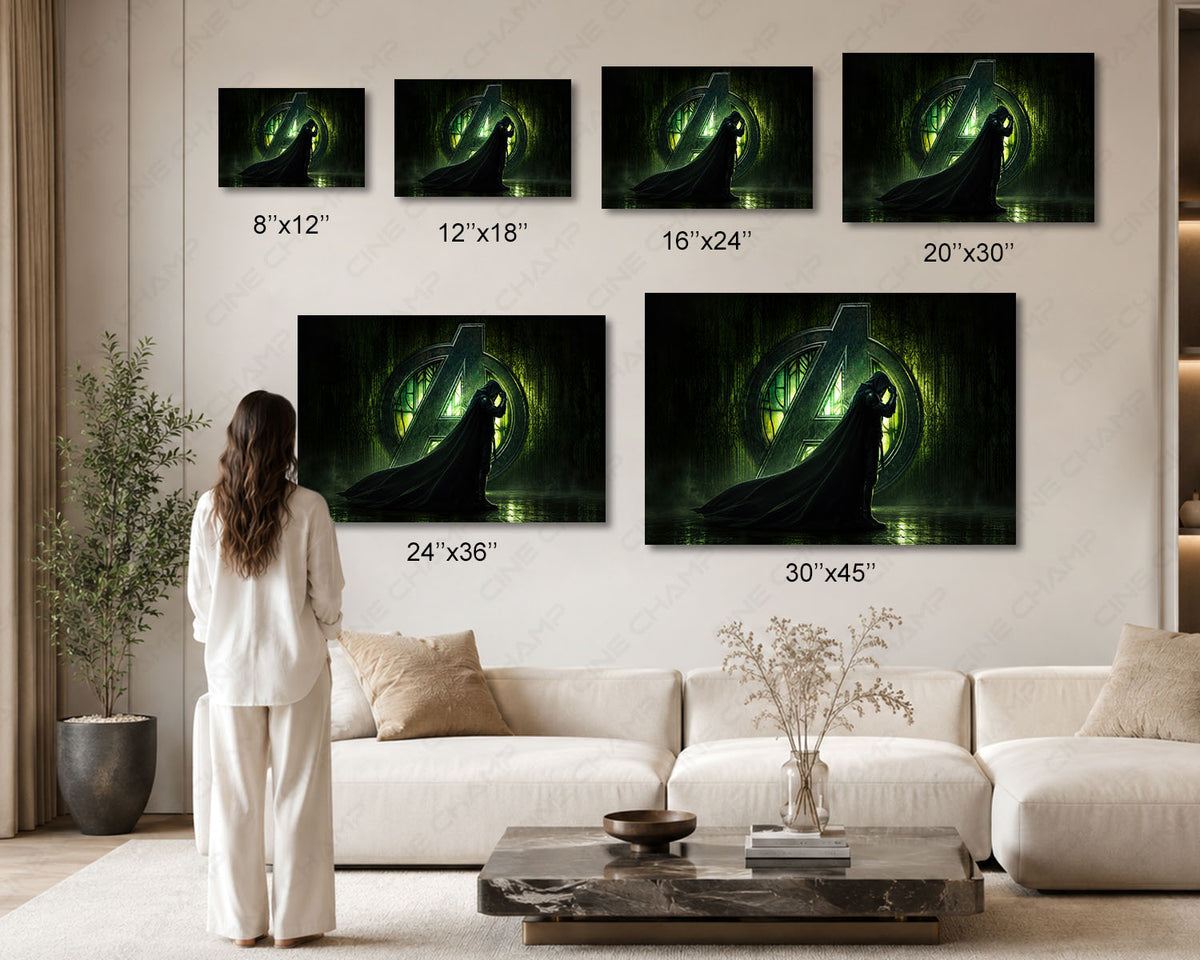 Supreme villain collector wall art