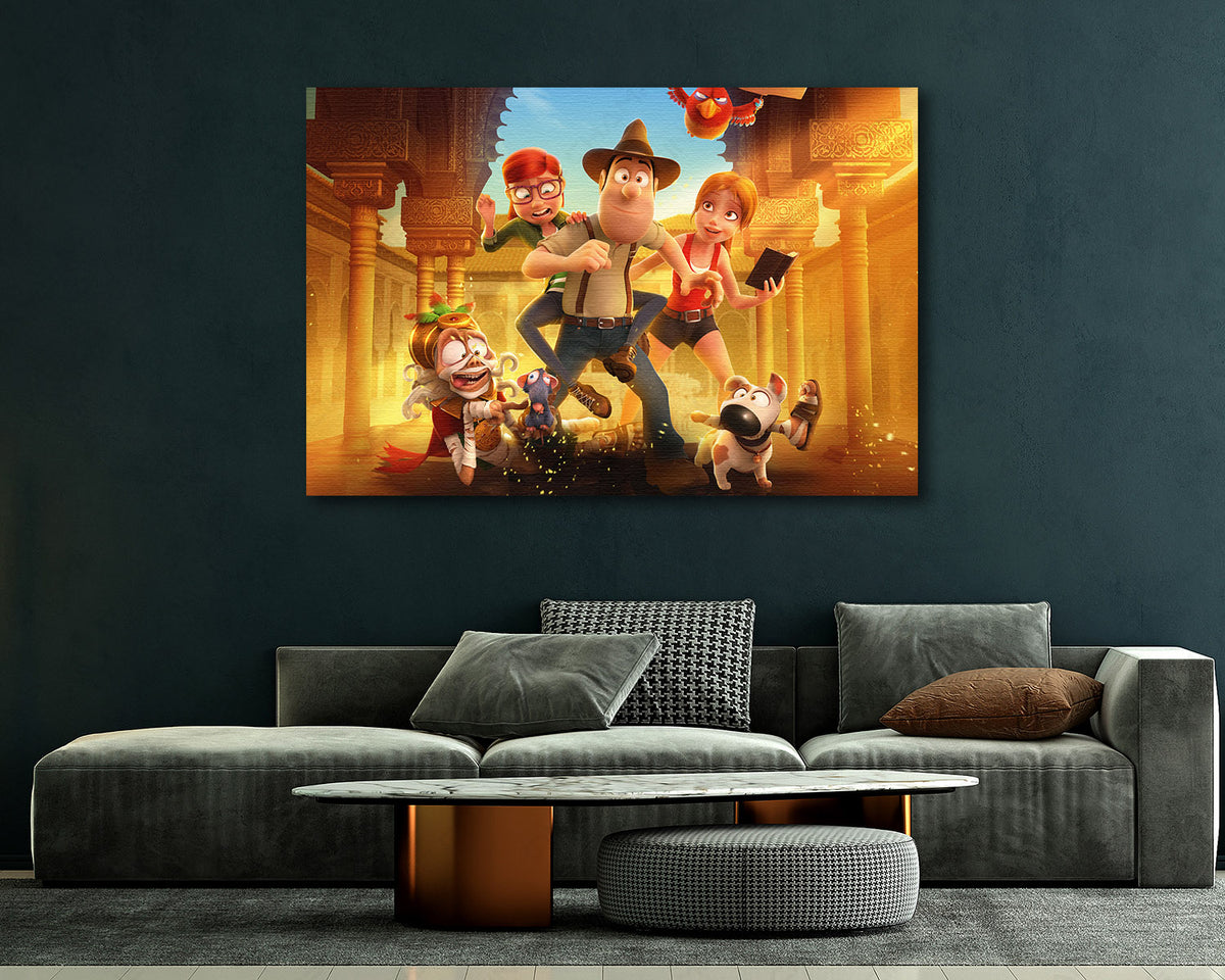 Tad Jones Animated Movie Canvas Print