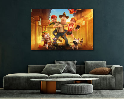 Tad Jones Animated Movie Canvas Print
