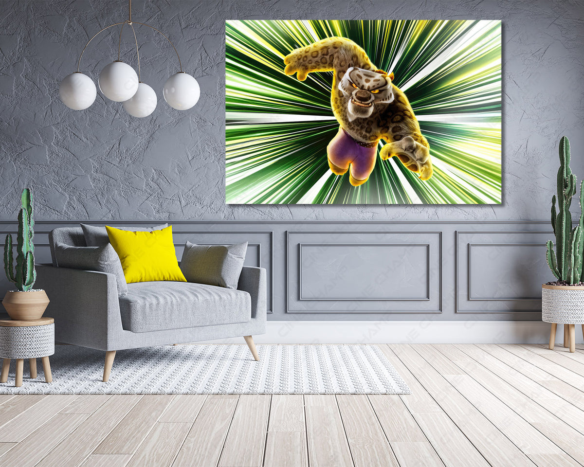 Tai Lung Kung Fu Panda Canvas Print