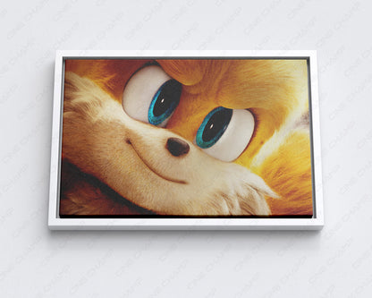 Tails Sonic the Hedgehog Movie Poster Canvas