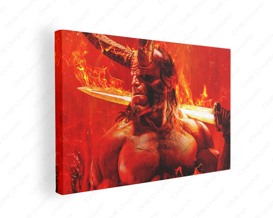 Tales of the Wild Hunt Hellboy Reborn canvas wall art