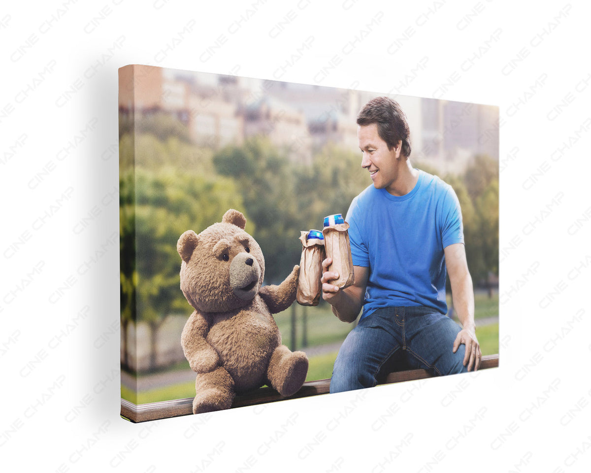 Ted 2 Talking Bear Canvas Wall Art