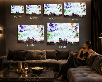Teenage Kraken Animated Movie Wall Art