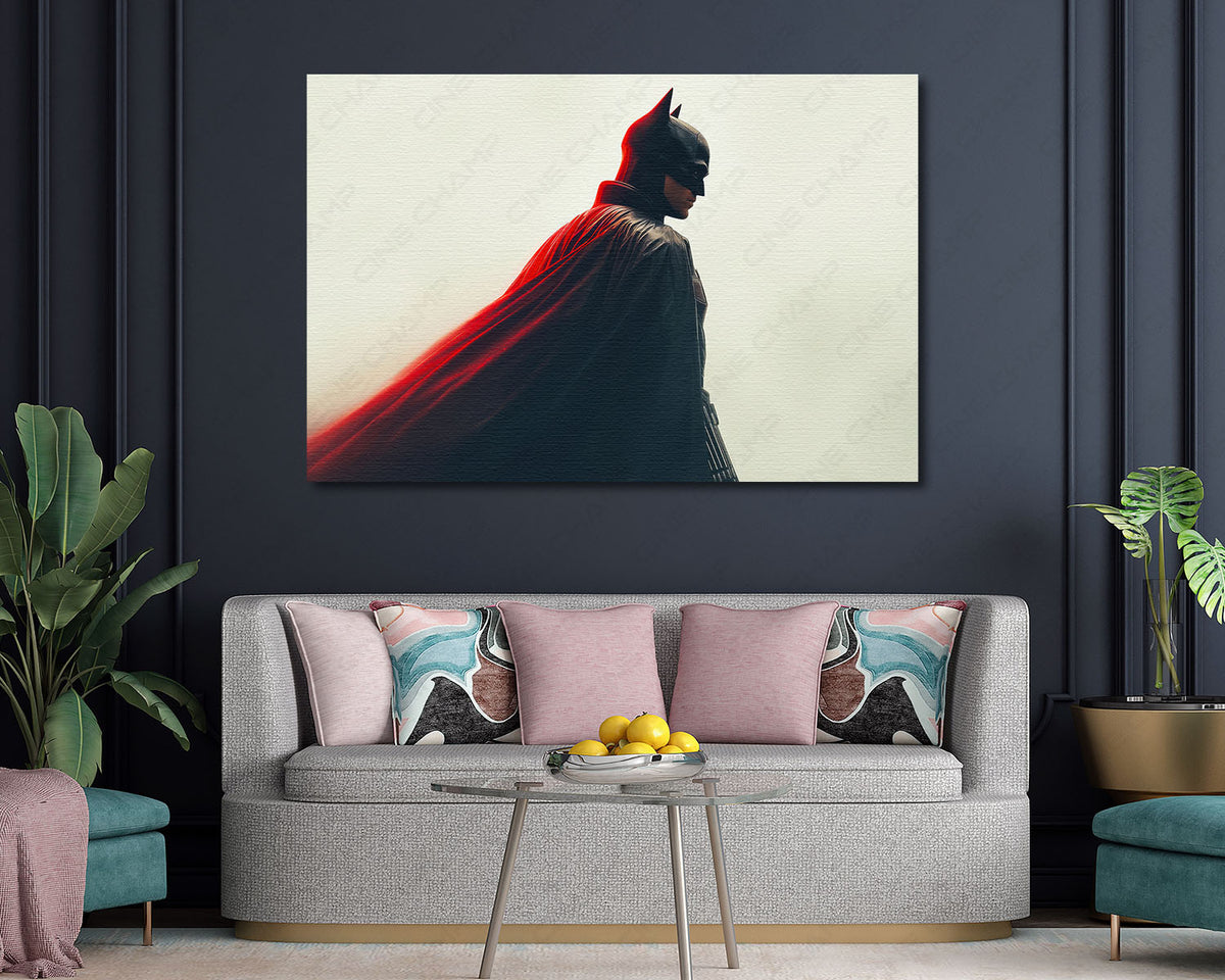 Terrifying Batman Canvas Print