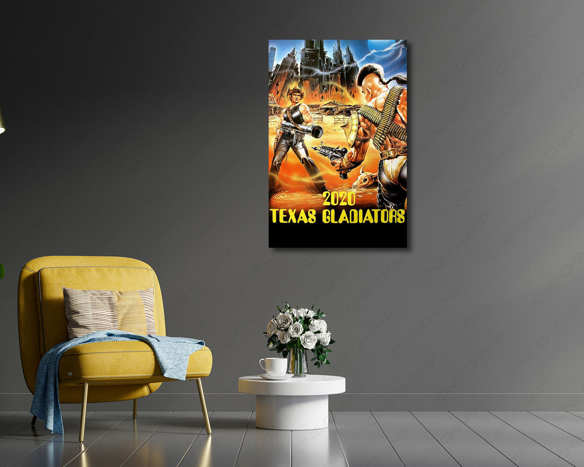 Texas Gladiators Sci Fi Wall Art