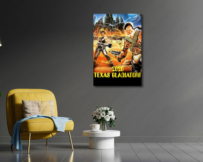 Texas Gladiators Sci Fi Wall Art