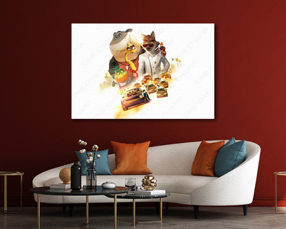 The Bad Guys Canvas Print