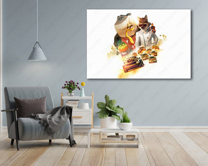 The Bad Guys Canvas Print