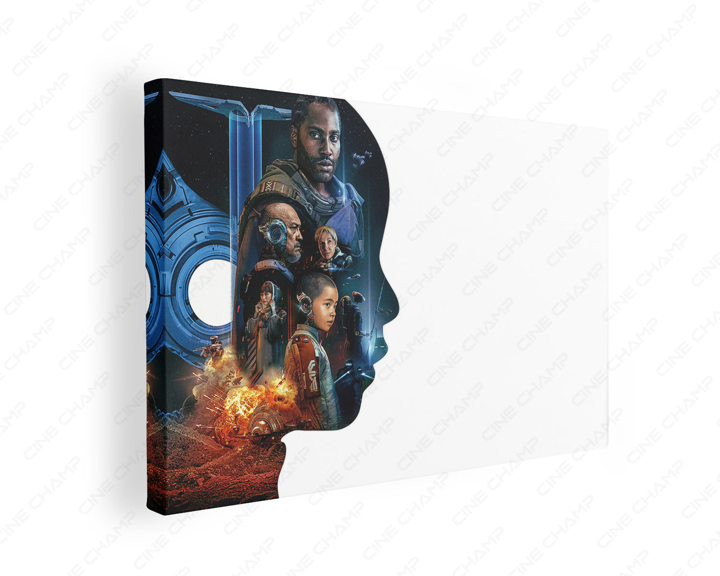 The Creator Canvas Print Sci-Fi Movie Wall Art