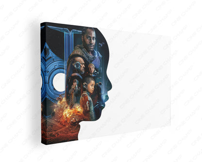 The Creator Canvas Print Sci-Fi Movie Wall Art