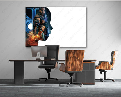 The Creator Canvas Print Sci-Fi Movie Wall Art