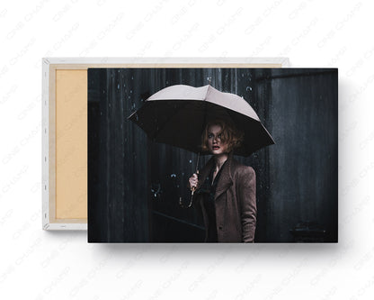 Queenie Goldstein fantasy movie wall art printed on 350 GSM premium matte cotton canvas.