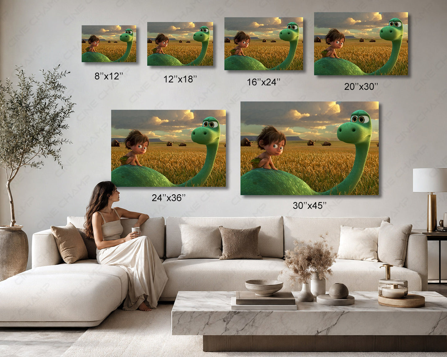 The Good Dinosaur Canvas Print