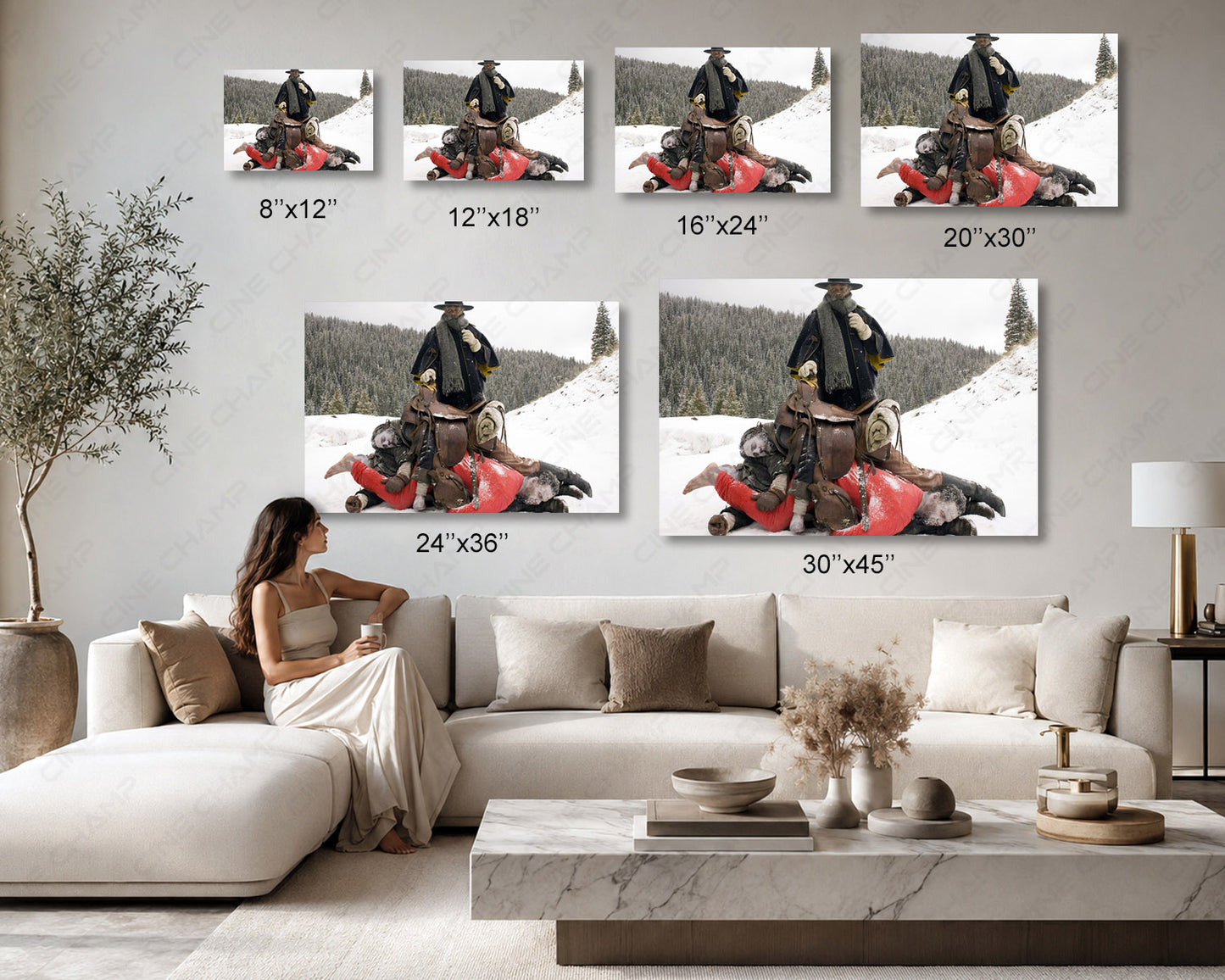 The Hateful Eight Canvas Wall Art