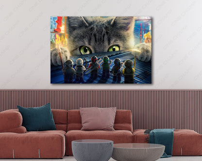 The Lego Ninjago Canvas Wall Art