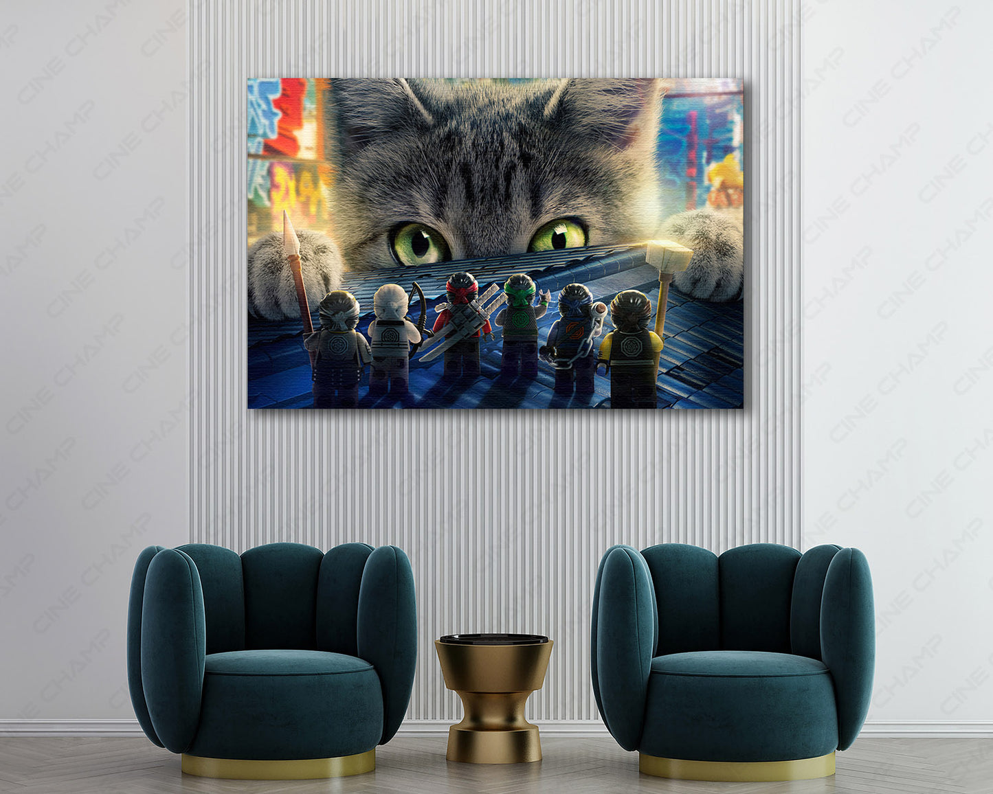 The Lego Ninjago Canvas Wall Art