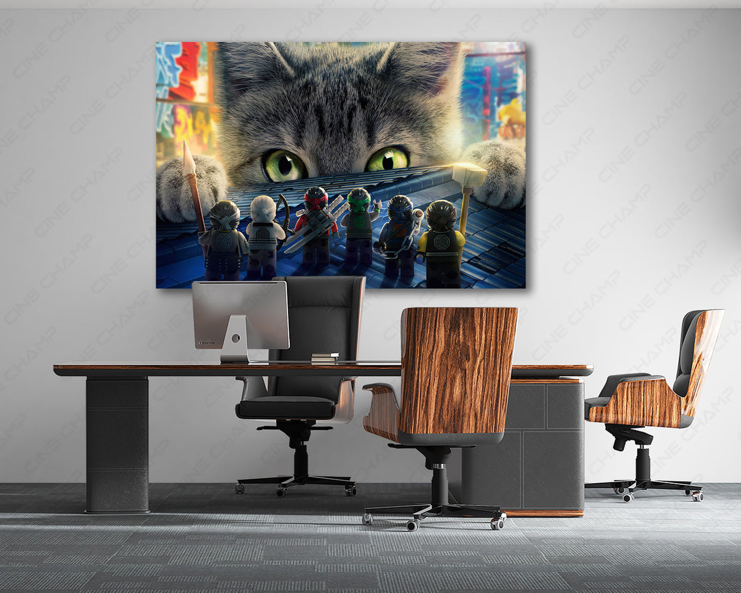 The Lego Ninjago Canvas Wall Art