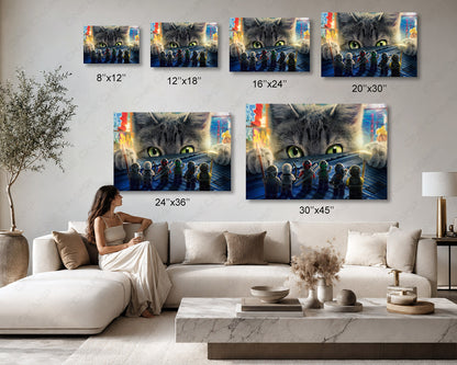 The Lego Ninjago Canvas Wall Art