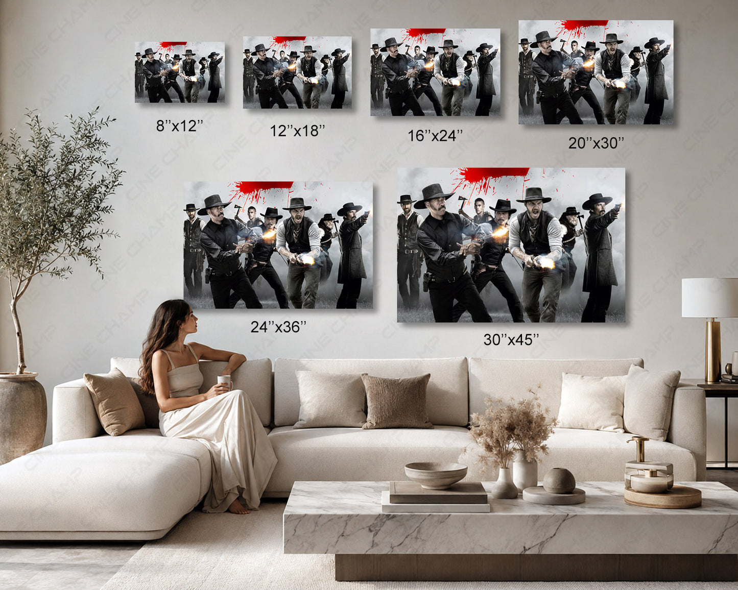 The Magnificent Seven Canvas Wall Art