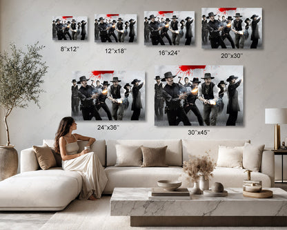 The Magnificent Seven Canvas Wall Art