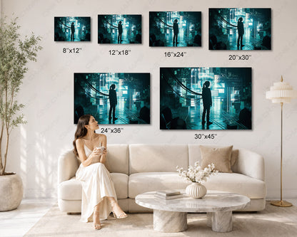 The Artifice Girl Futuristic Wall Art