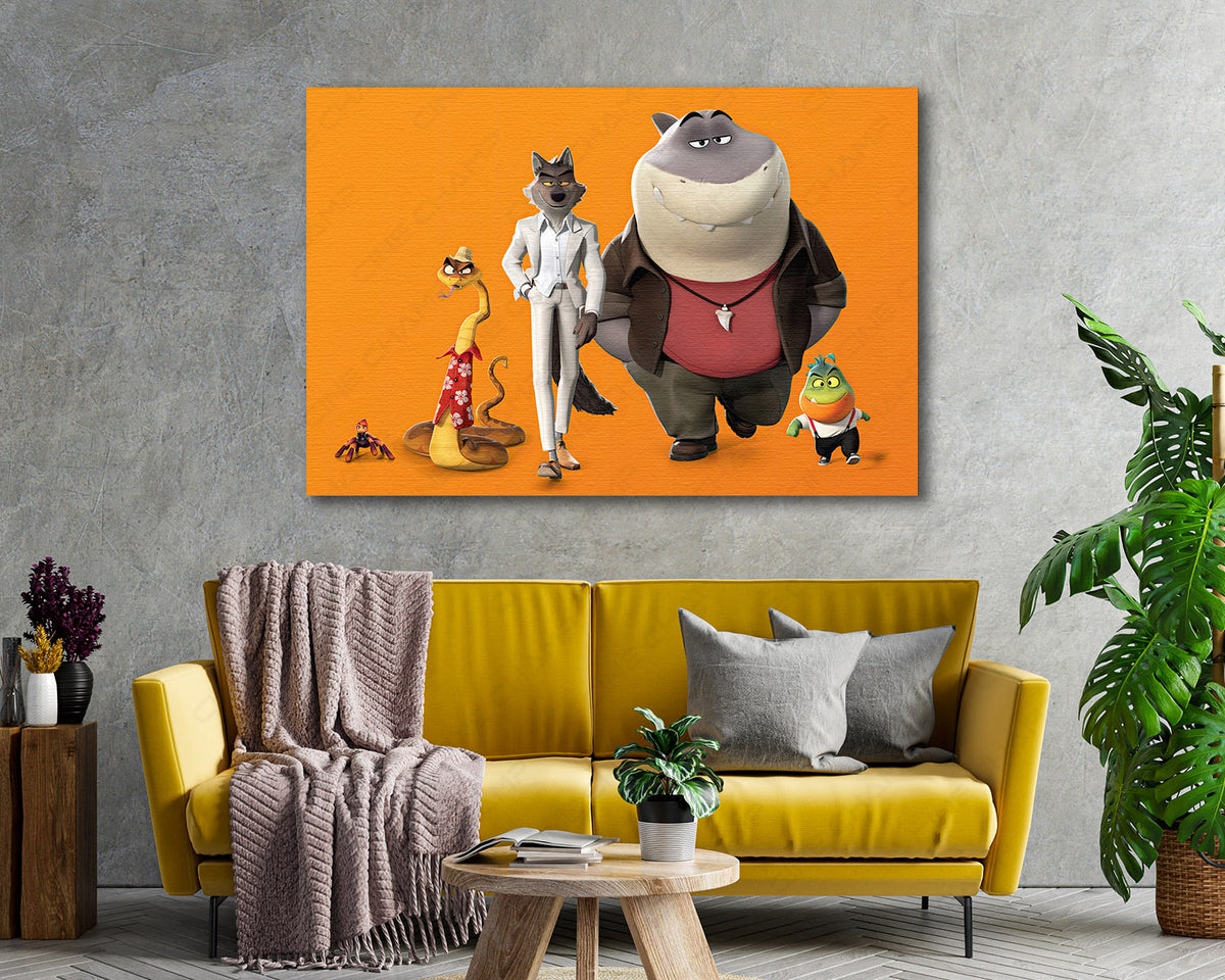 The Bad Guys Animated Movie Canvas Print