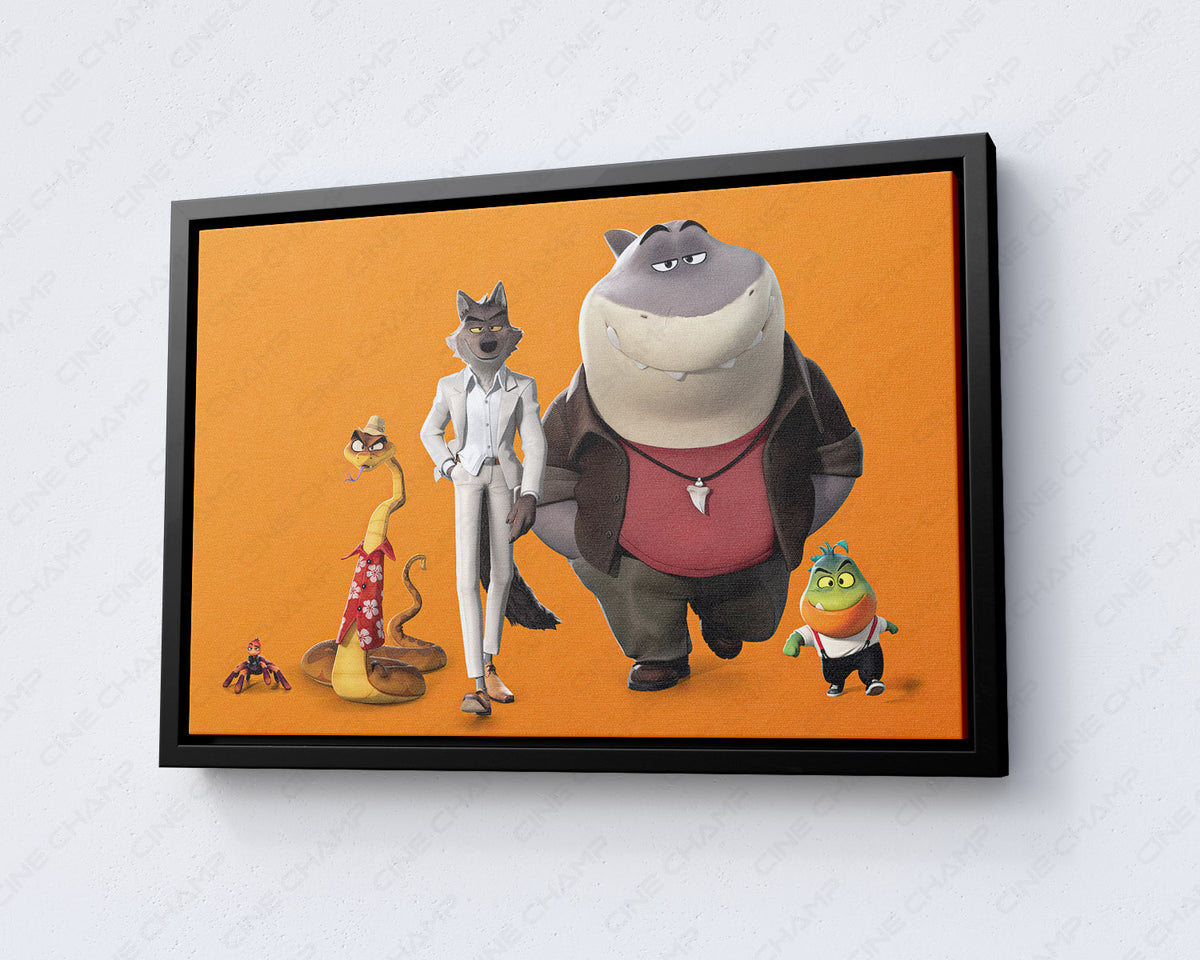 The Bad Guys Animated Poster Canvas