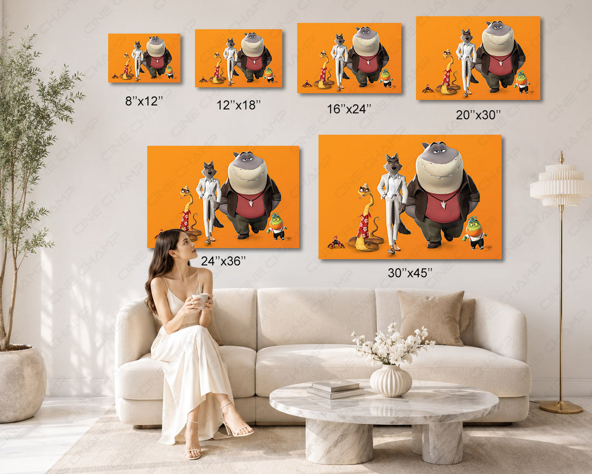The Bad Guys Family Movie Wall Art