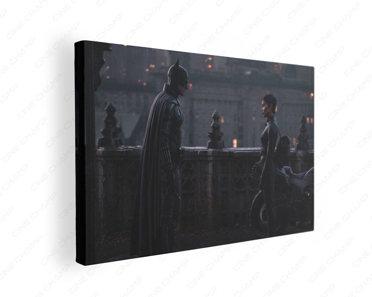 The Batman Catwoman Canvas Print