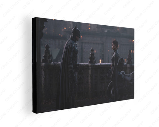 The Batman Catwoman Canvas Print