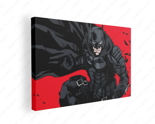 The Batman Comic Canvas Wall Art