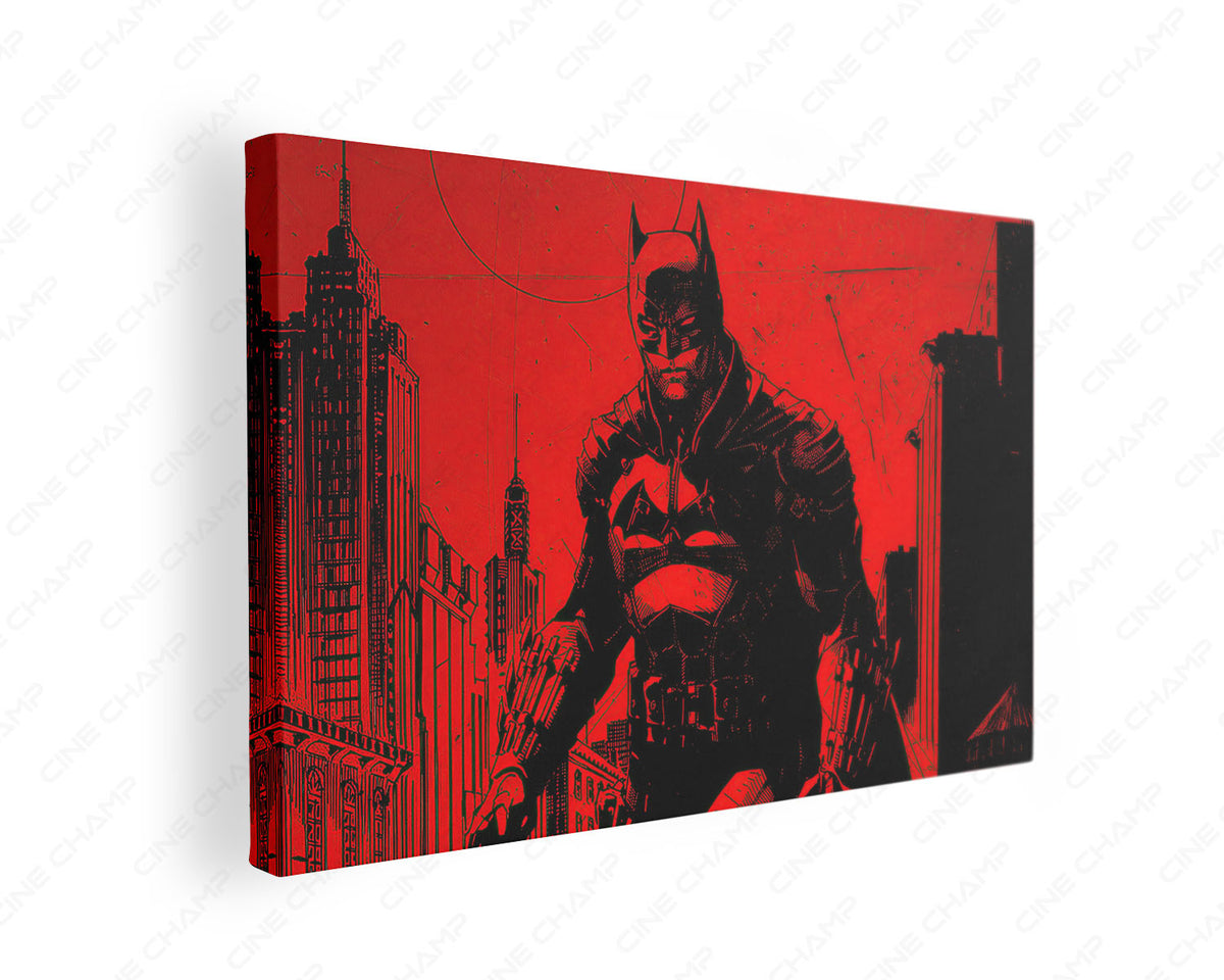 The Batman Gotham Canvas Wall Art
