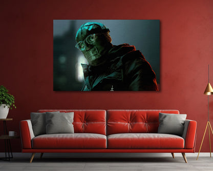 The Batman Riddler Canvas Print