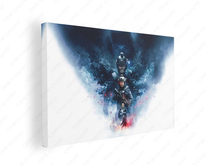 The Blackout Canvas Wall Art