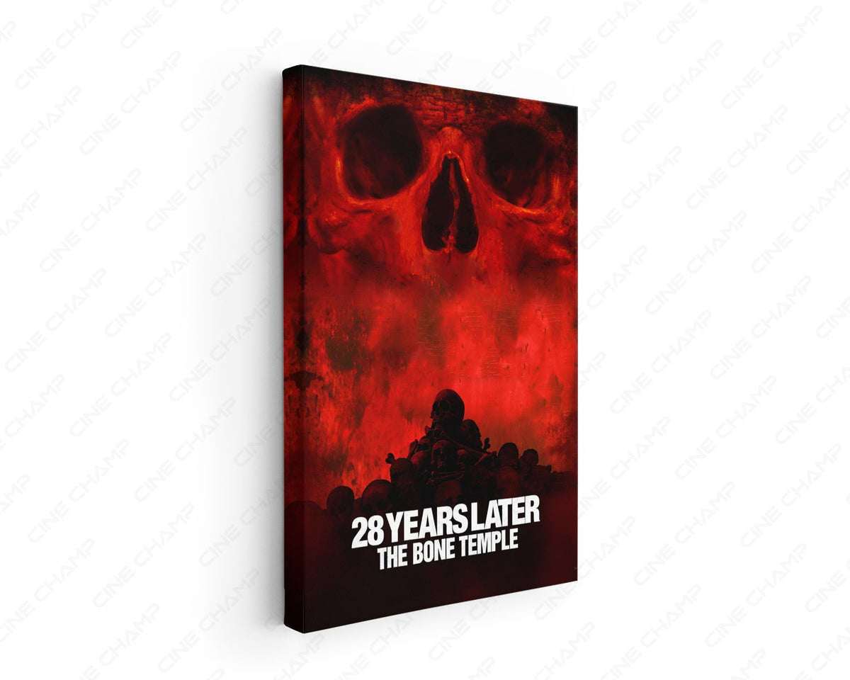The Bone Temple Horror Canvas Wall Art