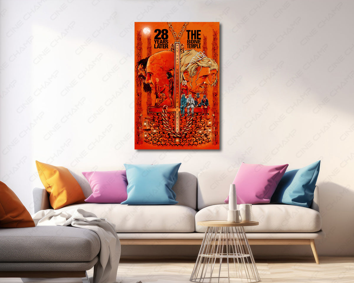 The Bone Temple Horror Movie Wall Decor