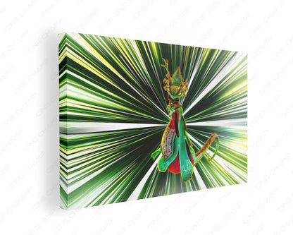 The Chameleon Kung Fu Panda 4 Canvas Print Gallery Wrap Featuring DreamWorks Animated Villain Inspired Wall Artwork