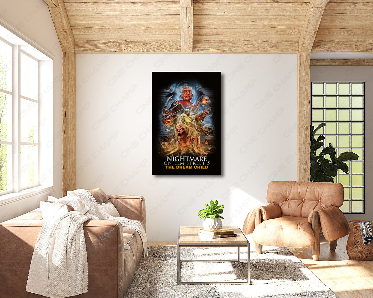The Dream Child Freddy Krueger Horror Canvas