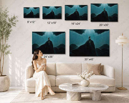 The Flash Batman Canvas Wall Art