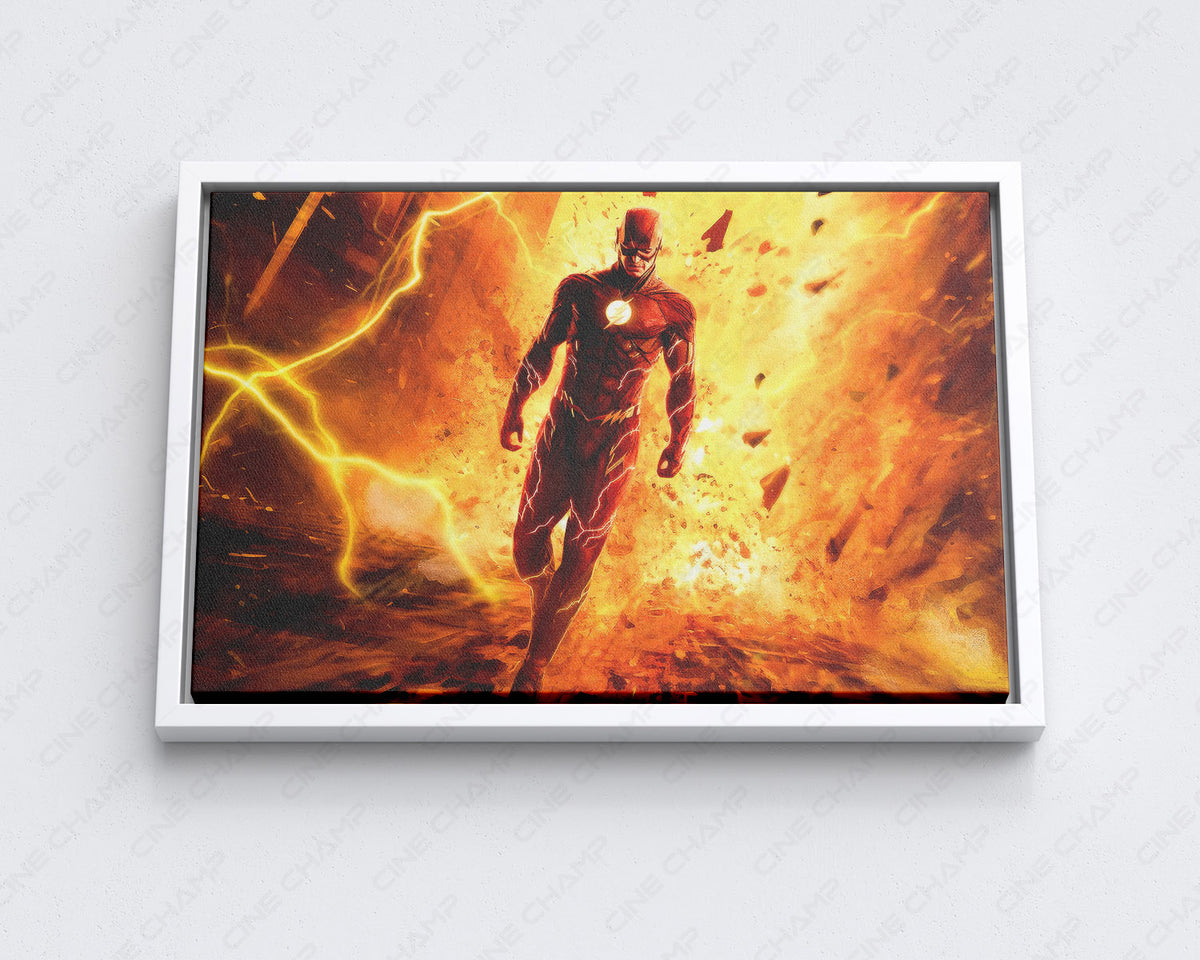 The Flash DC superhero canvas print