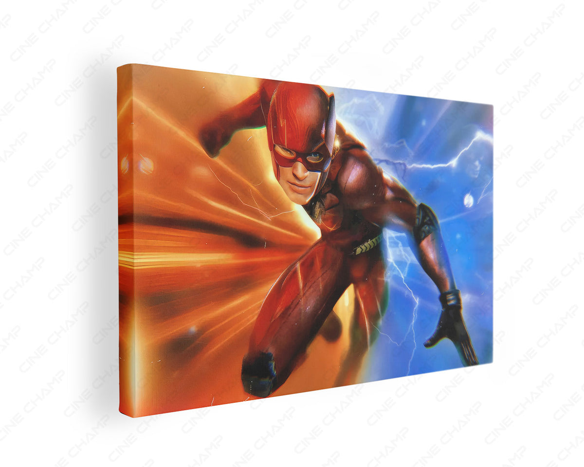 The Flash DC superhero canvas wall art