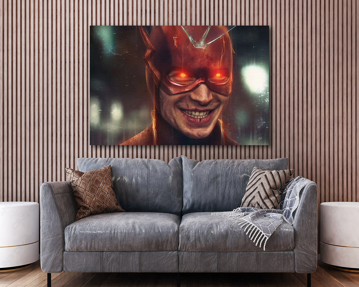 The Flash Dark Flash Canvas Print
