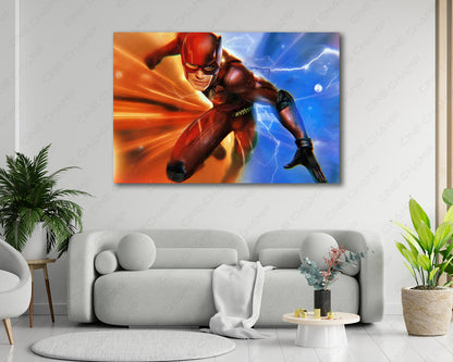 The Flash movie canvas print